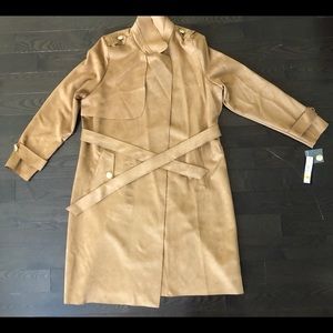 NWT Nygard suede trench coat